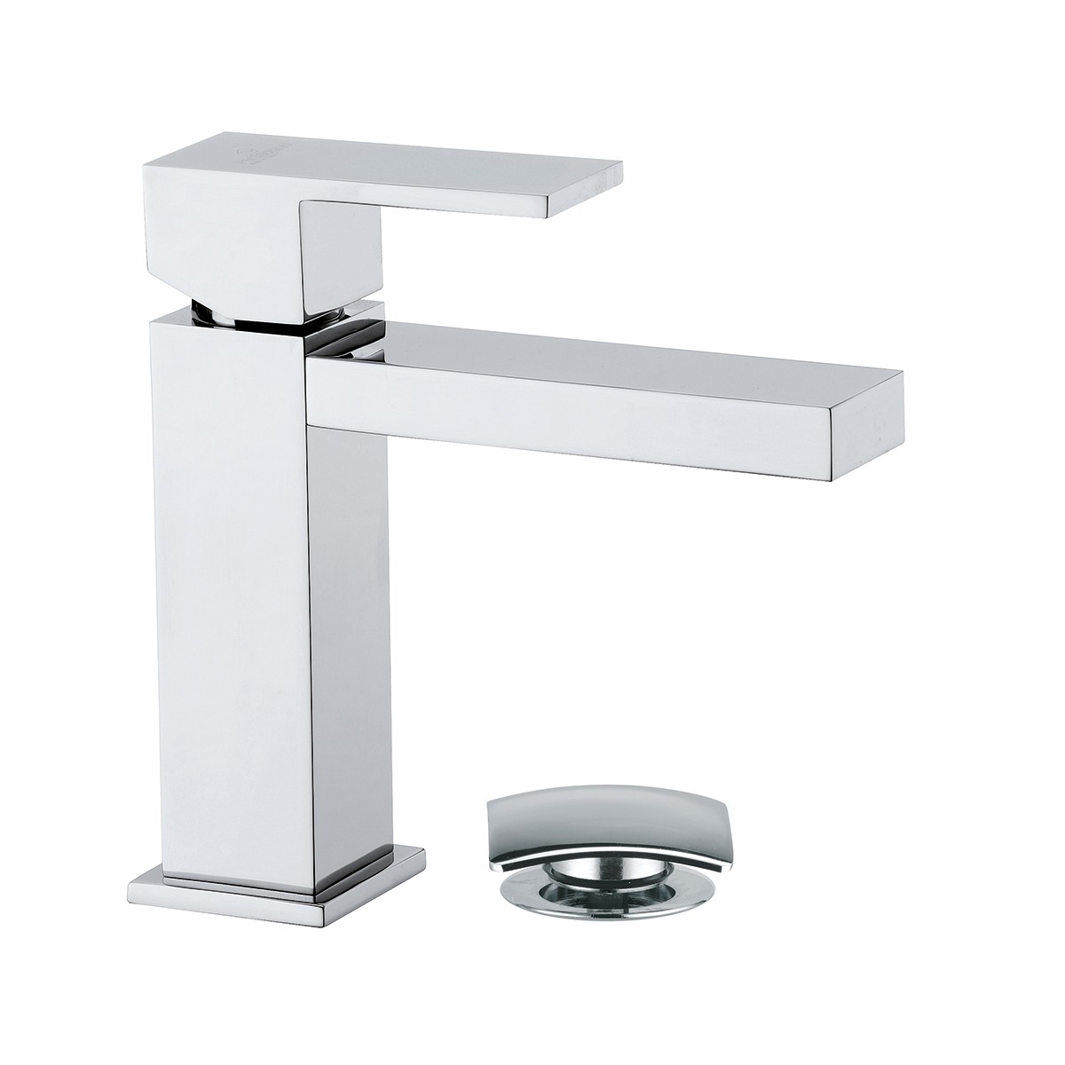 Miscelatore lavabo maniglia chiusa disponibile con o senza piletta  click-clack 11/4 - Serie Riflesso